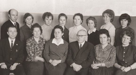 Коллектив кафедры ботаники. 1960-е годы